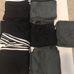 7 Pairs Youth Under Armour & Adidas Pants (10/12)